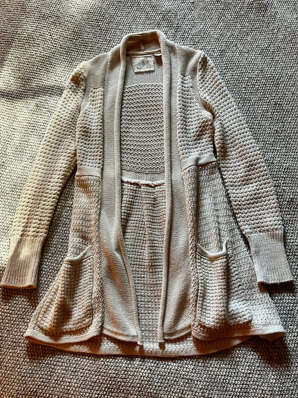 Anthropologie Angel of the North Matinee Cardigan in Ivory Women’s Size Medium